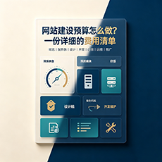 长安建站-网站建设预算怎么做？一份详细的费用清单