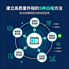 东莞建站-建立高质量外链的5种白帽方法